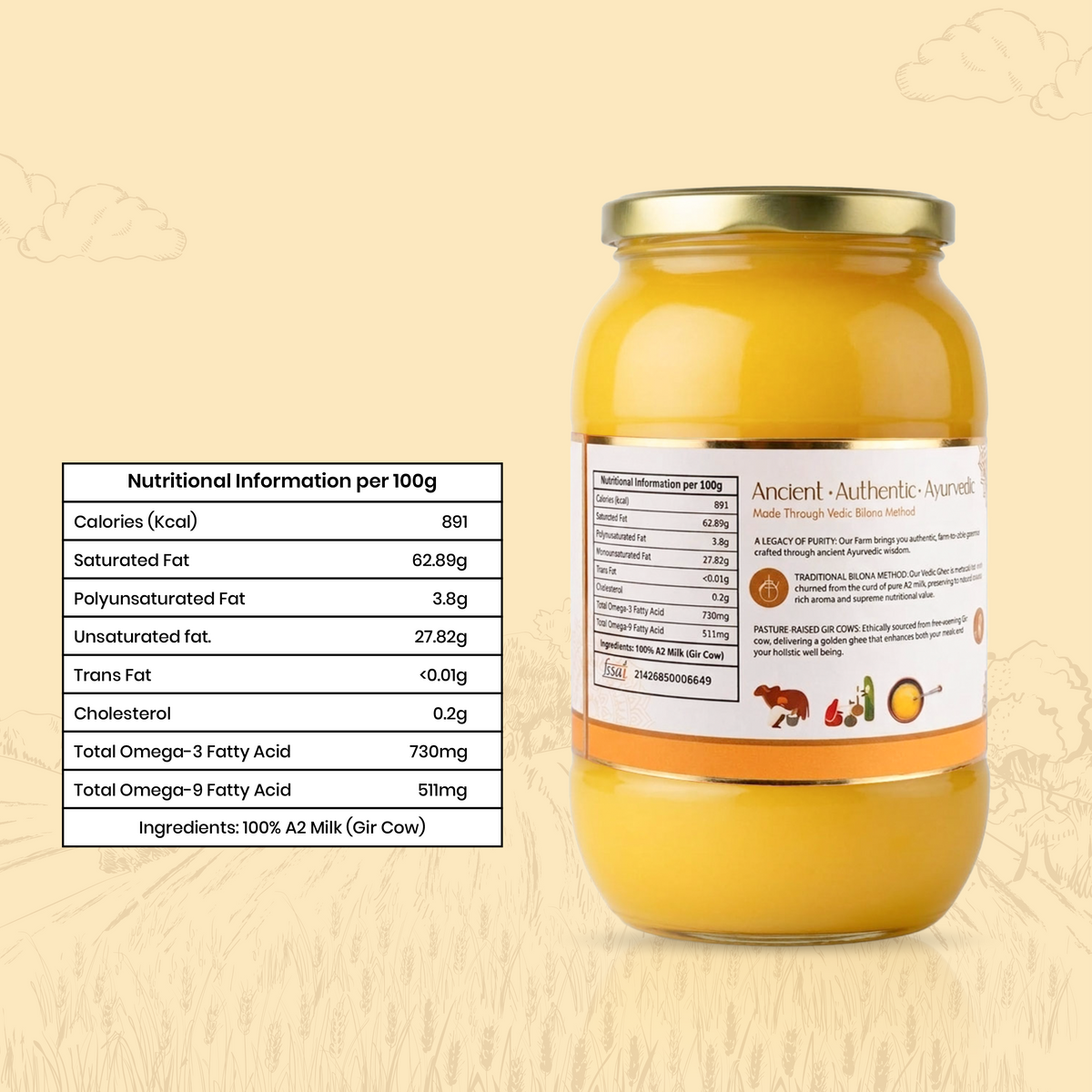 A2 Ghee 1L
