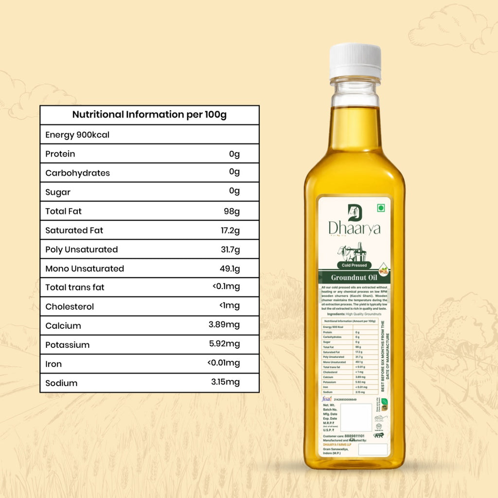 Groundnut (Peanut) Oil | Premium Cold-Pressed Oil