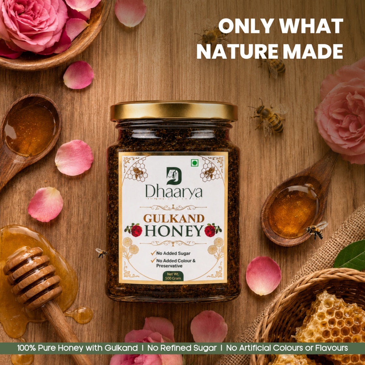 Gulkand Honey