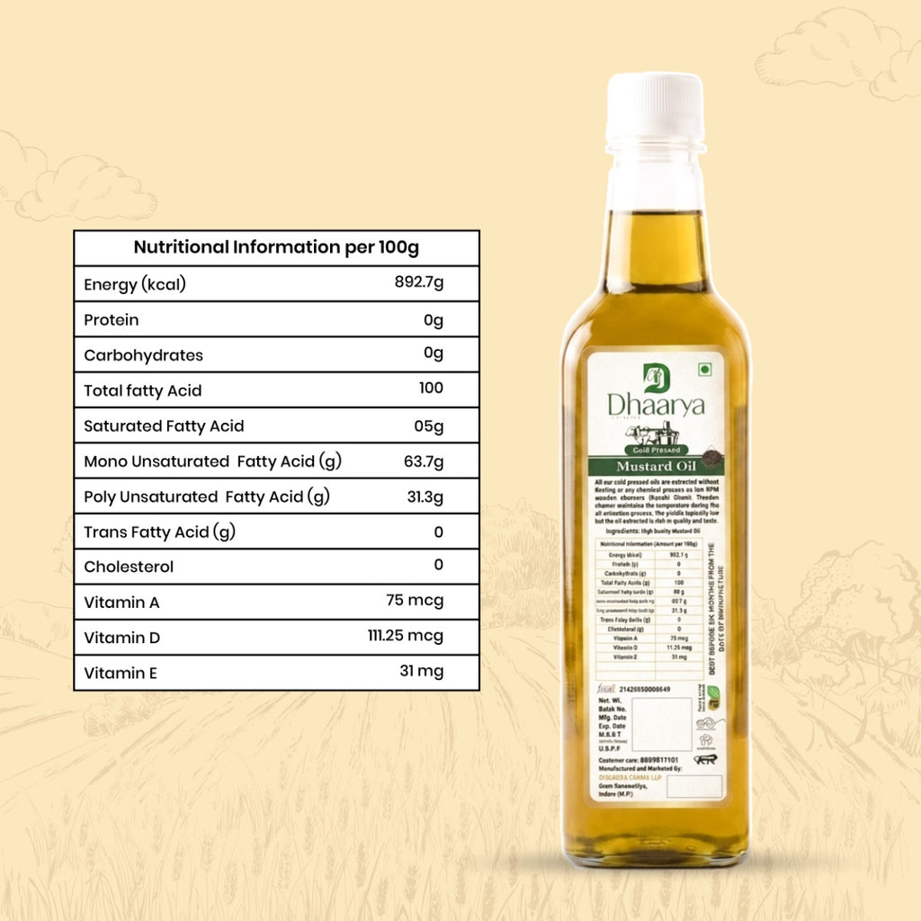 Yellow Mustard (Sarso) Oil | Premium Cold-Pressed Oil