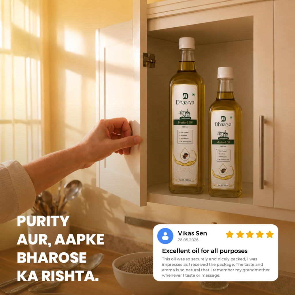 Yellow Mustard (Sarso) Oil | Premium Cold-Pressed Oil